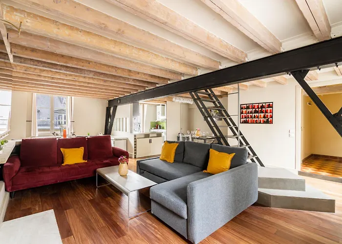 Quartier Mezzanine & 1br Le Marais Temple Free Netflix דירה פריז